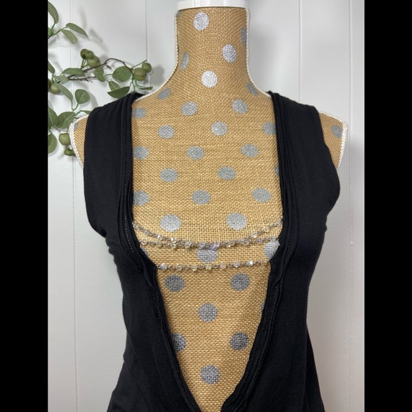 Beach Bunny Swim Beach Bunny Rare Black Cover Up W Crystal Beads